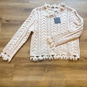 Lelis fringe sweater